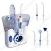  Flosser Ultra - Máy tăm nước gia đình (dùng được cho người niềng răng, có đầu cạo lưỡi, đầu hút mũi) - Bộ (1 máy và 12 đầu tăm) 