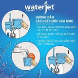  Flosser Ultra - Máy tăm nước gia đình (dùng được cho người niềng răng, có đầu cạo lưỡi, đầu hút mũi) - Bộ (1 máy và 12 đầu tăm) 