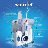  Flosser Ultra - Máy tăm nước gia đình (dùng được cho người niềng răng, có đầu cạo lưỡi, đầu hút mũi) - Bộ (1 máy và 12 đầu tăm) 
