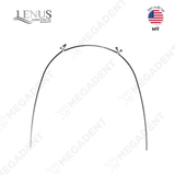  2 Keyhole Wire - Dây cung thép đóng khoảng 2 Loop - Hộp 10 dây 