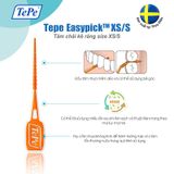 EasyPick - Tăm chải kẽ răng xanh da trời M/L - Hộp 200 cây 