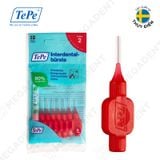  Interdental Brushes Original - Cây chải kẽ răng cơ bản Tepe - Bịch 8 cây + 1 nắp đậy 