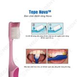  Nova X-soft - Bàn chải đánh răng siêu mềm làm sạch sâu bên trong răng - Vỉ 1 cây 