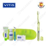  Orthodontic Access Kit - Bộ sản phẩm chăm sóc răng chỉnh nha, gắn mắc cài - (Bàn chải đánh răng, kem đánh răng 15ml, nước súc miệng 30ml, cây chải kẽ răng, sáp nha khoa) 