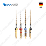  CC-One Plus Rotary NiTi Gold Ass. 25mm (20/07, 25/08, 30/08, 40/06) - Trâm xoay lắc sửa soạn - Vỉ 4 cái 