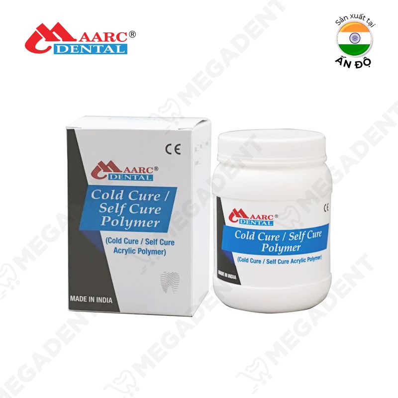  Cold Cure / Self Cure Polymer - Đệm hàm, nhựa làm răng tạm - Hộp 100g 