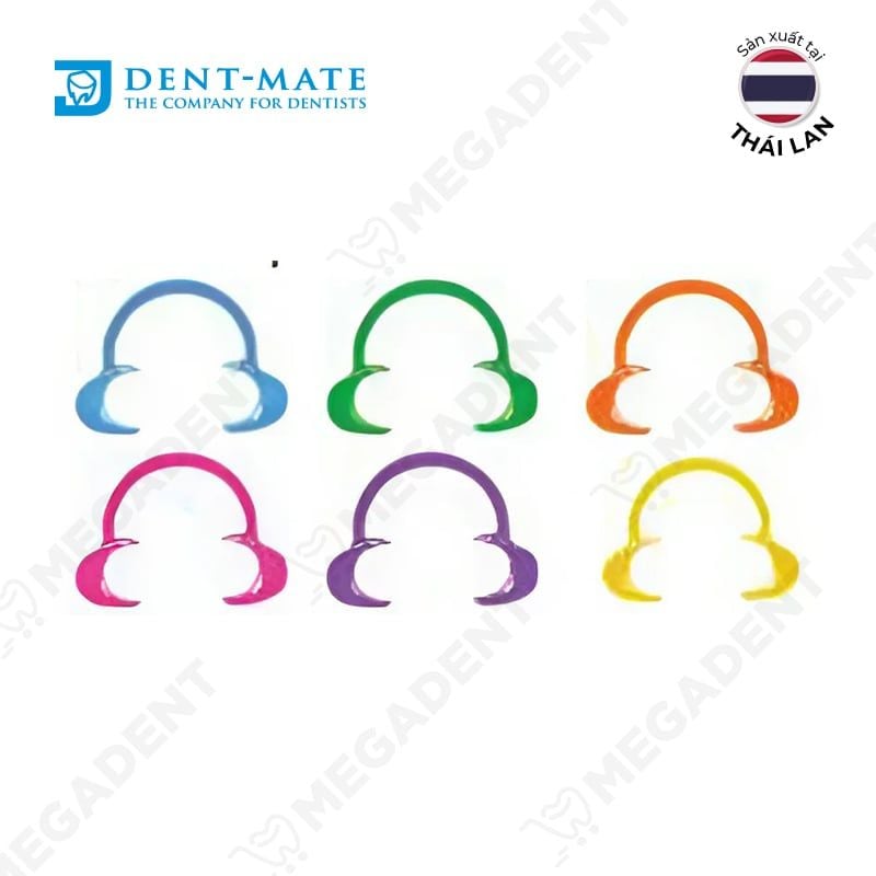  Cheek Retractor - Banh miệng hấp được nhiều màu - Túi 2 cái 