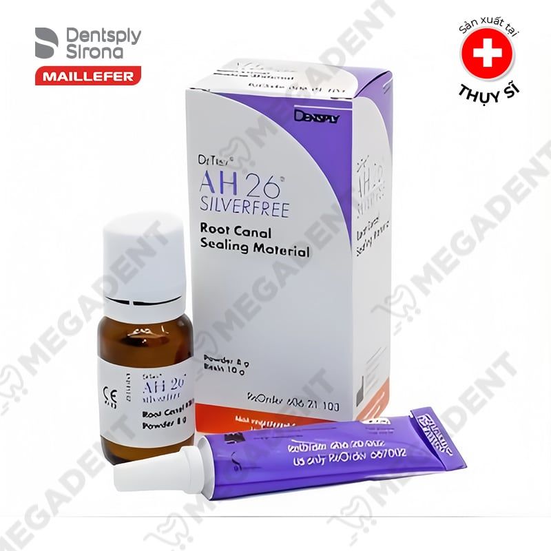  AH 26 ROOT CANAL SEALER - Sealer trám bít ống tủy - Hộp 8g bột + 10g resin 