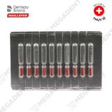  Barbed Nervbroach Spiro Colorinox - Trâm gai nội nha - Vỉ 10 cây 