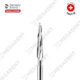  BONE CUTTERS BUR - Mũi cắt xương tay thẳng không răng cưa - Vỉ 5 mũi 