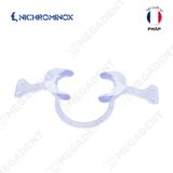  Double Cheeek Retractors - Banh miệng nhựa trong suốt- Túi 1 cái 