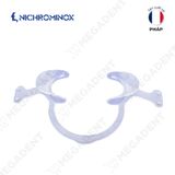  Double Cheeek Retractors - Banh miệng nhựa trong suốt- Túi 1 cái 
