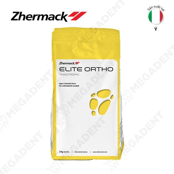 Elite Ortho - Thạch cao tuýp III, đổ mẫu chỉnh nha - Bịch 3kg