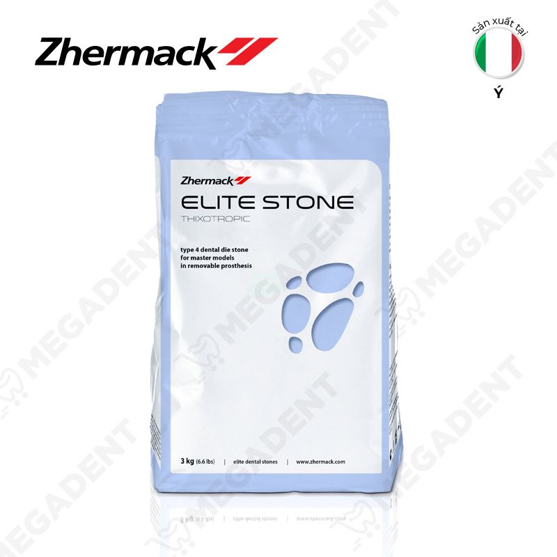  Elite Stone Brown - Thạch cao tuýp IV, màu nâu - Bịch 3kg 