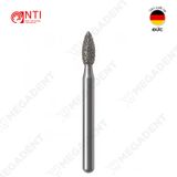  FG, Dia. Pointed Football Bur - Mũi kim cương hình quả trám - Vỉ 5 mũi 