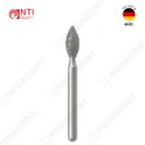  FG, Dia. Pointed Football Bur - Mũi kim cương hình quả trám - Vỉ 5 mũi 