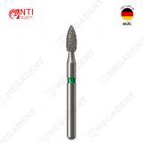  FG, Dia. Pointed Football Bur - Mũi kim cương hình quả trám - Vỉ 5 mũi 