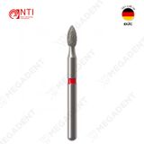  FG, Dia. Pointed Football Bur - Mũi kim cương hình quả trám - Vỉ 5 mũi 