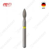  FG, Dia. Pointed Football Bur - Mũi kim cương hình quả trám - Vỉ 5 mũi 