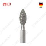  FG, Dia. Pointed Football Bur - Mũi kim cương hình quả trám - Vỉ 5 mũi 