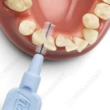  Interdental Brushes Original - Cây chải kẽ răng cơ bản - Bịch 25 cây + 25 nắp đậy 