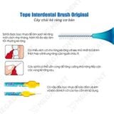  Interdental Brushes Original - Cây chải kẽ răng cơ bản - Bịch 25 cây + 25 nắp đậy 