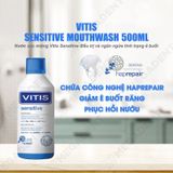  Sensitive - Nước súc miệng ngăn ngừa, giảm ê buốt, tái tạo men răng tự nhiên - Chai 500ml 