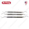 3/4 Langer Curette - Dụng cụ nạo túi Langer - Túi 1 cái 