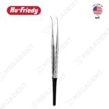  Micro Multiple,Teeth Tissue Pliers- Kẹp mô vi phẫu cán đen - Túi 1 cái 