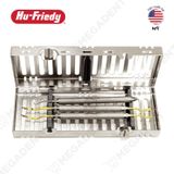  Chu's aesthetic gauge set - satin - Bộ đo làm dài thân răng - Bộ 3 cây và 1 hộp thép 