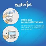  Flosser Classic - Máy tăm nước gia đình (dùng được cho người niềng răng, có đầu cạo lưỡi) - Bộ (1 máy + 5 đầu tăm) 