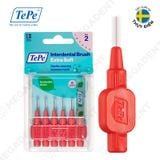  Interdental Brushes Extra Soft - Cây chải kẽ răng siêu mềm - Vỉ 6 cây + 1 nắp đậy 