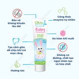 Tiny Teeth Baby Toothpaste - Kem đánh răng dành cho bé từ 3 tháng tuổi Tuýp 40ml 