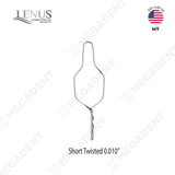  Short Twisted Ligature - Kẽm buộc mắc cài ngắn - Hộp 500 dây 