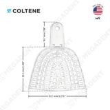  President Impression Tray - Khay lấy dấu nhựa có lỗ -  Túi 12 cái 