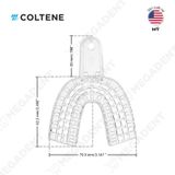  President Impression Tray - Khay lấy dấu nhựa có lỗ -  Túi 12 cái 