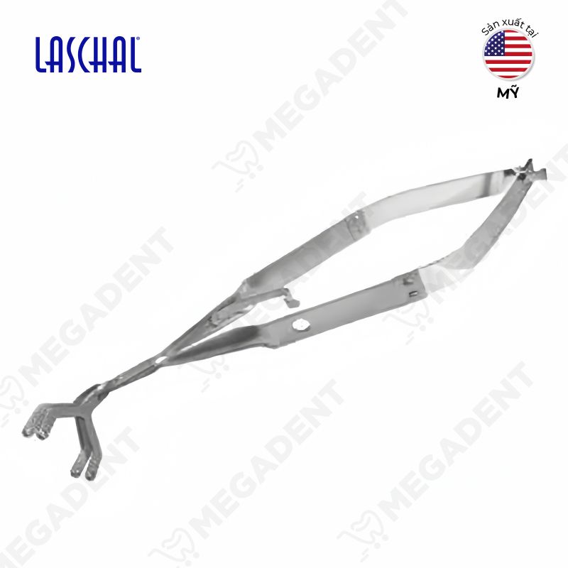 Laschal Angled Polishing Forceps - Kẹp giữ lá mài kẽ khóa Thumlok - Hộp 1 cái 