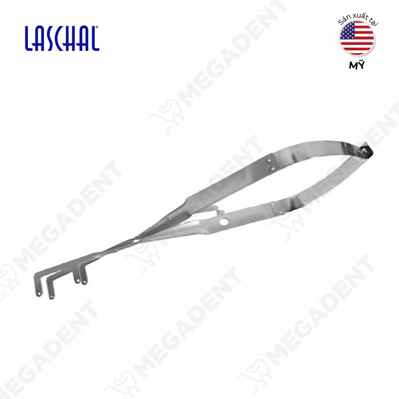  Contact/Polishing Forceps Thumlok Straight - Kẹp giữ lá mài kẽ thẳng có khóa Thumlok - Hộp 1 cái 