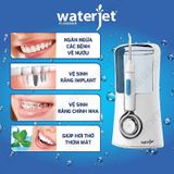  Flosser Slim - Máy tăm nước cá nhân (dùng được cho người niềng răng, có đầu cạo lưỡi) - Bộ (1 máy + 4 đầu tăm) 