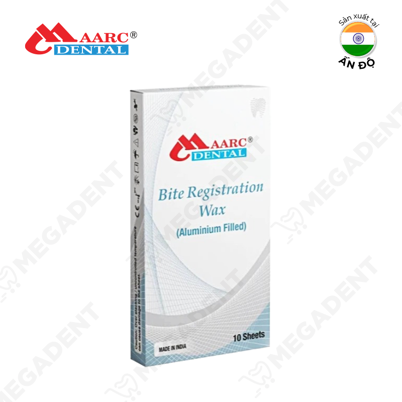  Bite Registration Wax - Sáp lấy dấu khớp cắn - Hộp 10 miếng 