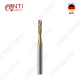  Tc. Remover With Titanium Coat Bur - Mũi làm sạch almagam hoặc chất gắn mắc cài - Vỉ 5 mũi 