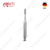  Tc. Cylinder, Flat Fissure Bur - Mũi khoan thép hình trụ - Vỉ 5 mũi 