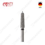  FG, Dia. Round End Taper With Guide Pin Bur - Mũi khoan kim cương hình trụ thuôn đầu pin - Vỉ 5 mũi 