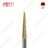  HP, Tungsten Carbide Superfine Cut Titanium-Nitride Coated - Mũi khoan thép màu mịn phủ titan - Hộp 1 mũi 