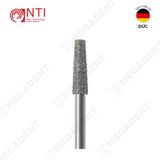  FG, Dia. Flat End Taper Bur - Mũi khoan kim cương hình trụ thuôn đầu bằng ngắn - Vỉ 5 mũi 