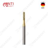  Tc. Remover With Titanium Coat Bur - Mũi làm sạch almagam hoặc chất gắn mắc cài - Vỉ 5 mũi 