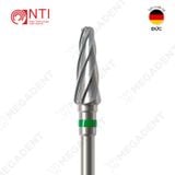  HP, Tungsten Carbide Coarse Plain Cut - Mũi khoan thép mài labo trơn cắt thô, xanh lá - Hộp 1 mũi 