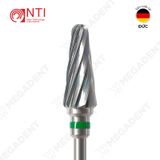  HP, Tungsten Carbide Coarse Plain Cut - Mũi khoan thép mài labo trơn cắt thô, xanh lá - Hộp 1 mũi 