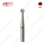  Tc. Round Bur - Mũi khoan thép nạo ngà đầu tròn - Vỉ 5 mũi 
