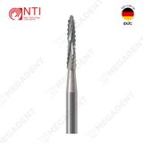  Tc. Lindemann, Bone Cutter Bur - Mũi khoan thép cắt xương hình xương cá - Vỉ 5 mũi 